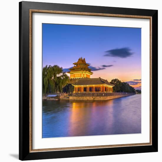 China, Beijing, Forbidden City, Palace Moat-Alan Copson-Framed Photographic Print