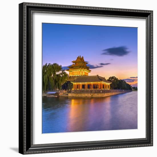 China, Beijing, Forbidden City, Palace Moat-Alan Copson-Framed Photographic Print