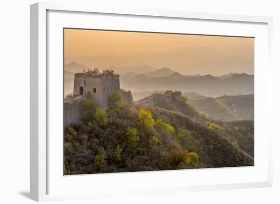 China, Beijing Municipality, Miyun County, Great Wall of China (Unesco World Heritage Site)-Alan Copson-Framed Photographic Print