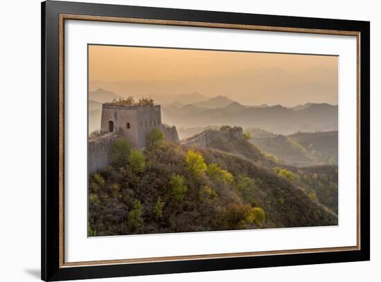 China, Beijing Municipality, Miyun County, Great Wall of China (Unesco World Heritage Site)-Alan Copson-Framed Photographic Print
