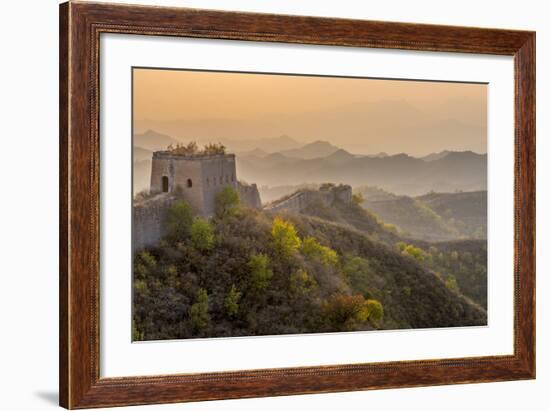 China, Beijing Municipality, Miyun County, Great Wall of China (Unesco World Heritage Site)-Alan Copson-Framed Photographic Print