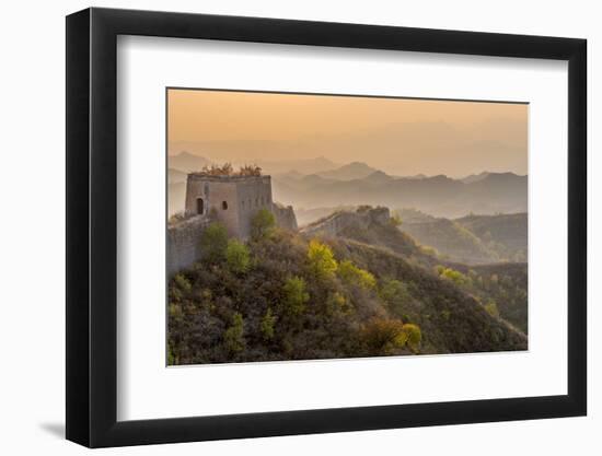 China, Beijing Municipality, Miyun County, Great Wall of China (Unesco World Heritage Site)-Alan Copson-Framed Photographic Print