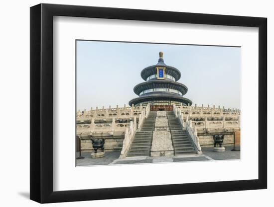 China, Beijing. Temple of Heaven, Hall of Prayer for Good Harvests.-Rob Tilley-Framed Photographic Print