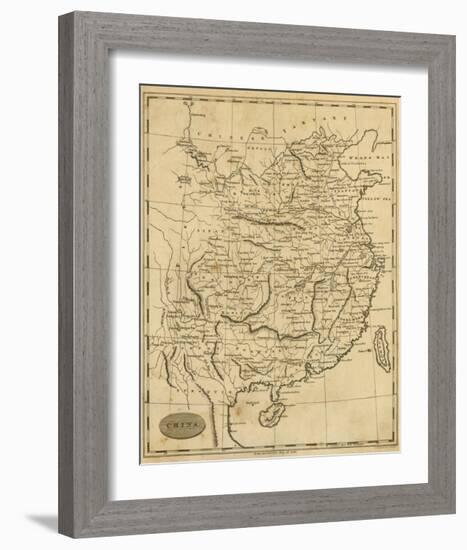 China, c.1812-Aaron Arrowsmith-Framed Art Print