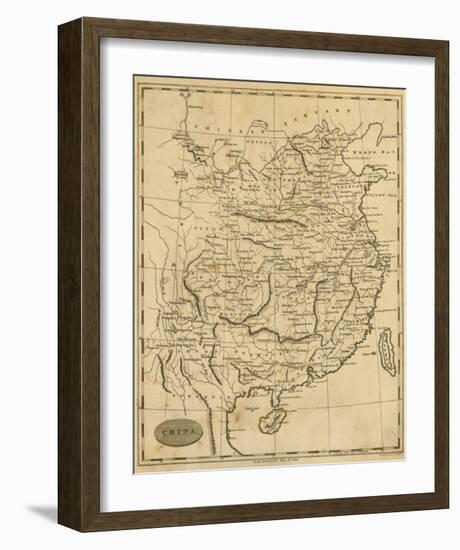 China, c.1812-Aaron Arrowsmith-Framed Art Print