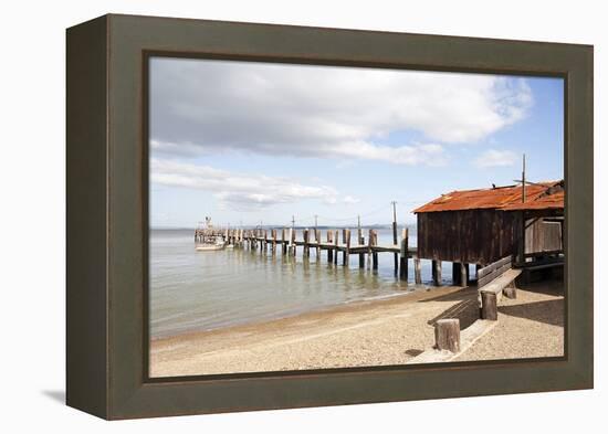 China Camp Pier-Lance Kuehne-Framed Premier Image Canvas