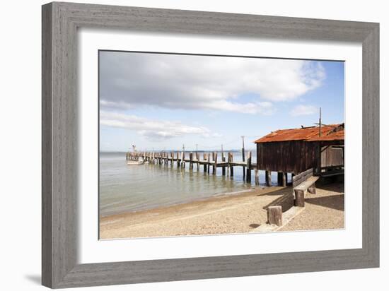 China Camp Pier-Lance Kuehne-Framed Photographic Print