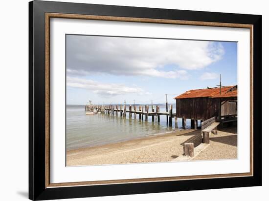 China Camp Pier-Lance Kuehne-Framed Photographic Print