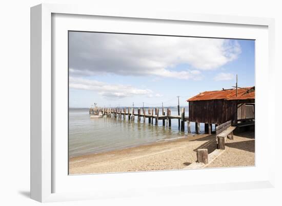 China Camp Pier-Lance Kuehne-Framed Photographic Print