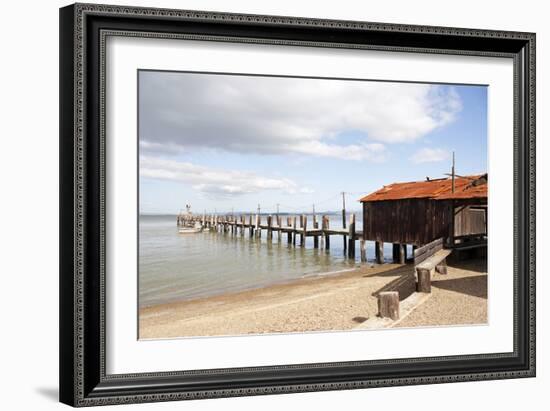 China Camp Pier-Lance Kuehne-Framed Photographic Print