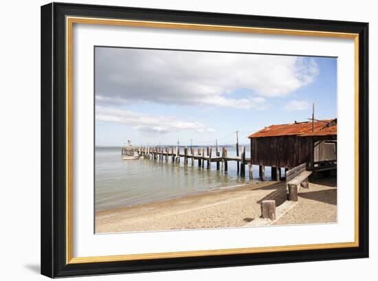 China Camp Pier-Lance Kuehne-Framed Photographic Print