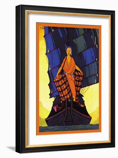 China-Cargoes-Frank Mcintosh-Framed Art Print