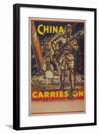 China Carries On-null-Framed Art Print