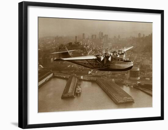 China Clipper, San Francisco, California, 1936-Clyde Sunderland-Framed Art Print