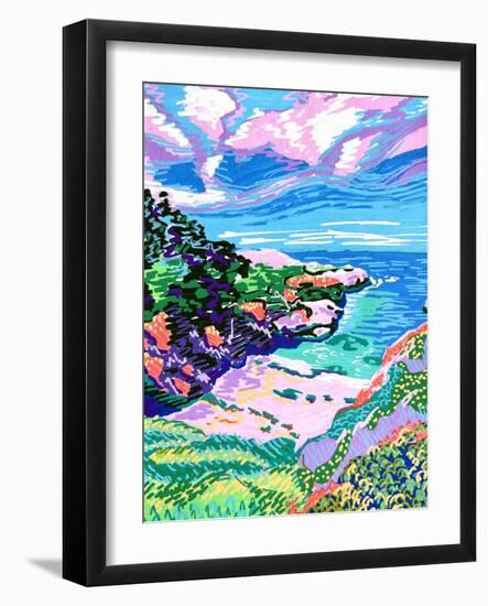 China Cove Beach-Key and Sea Creative-Framed Giclee Print