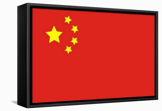 China Flag-AAAAAA-Framed Stretched Canvas