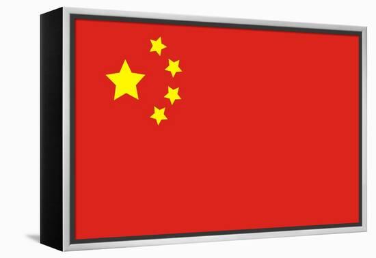 China Flag-AAAAAA-Framed Stretched Canvas