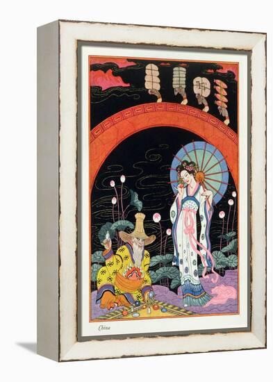 China, from "The Art of Perfume," Published 1912-Georges Barbier-Framed Premier Image Canvas