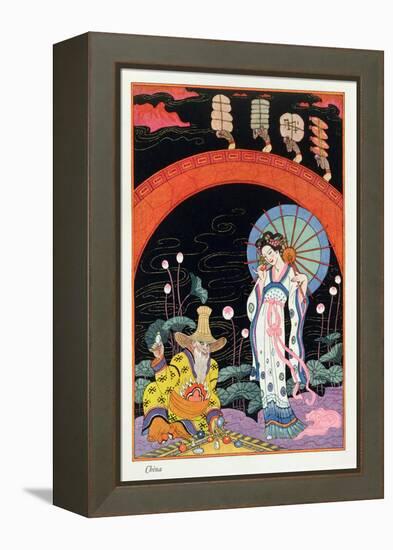 China, from "The Art of Perfume," Published 1912-Georges Barbier-Framed Premier Image Canvas