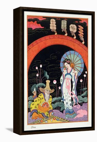 China, from "The Art of Perfume," Published 1912-Georges Barbier-Framed Premier Image Canvas