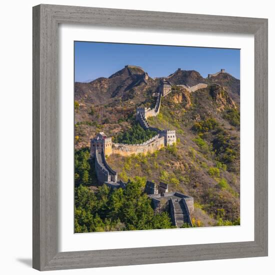 China, Hebei Province, Luanping County, Jinshanling, Great Wall of China-Alan Copson-Framed Photographic Print