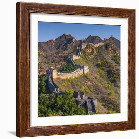 China, Hebei Province, Luanping County, Jinshanling, Great Wall of China-Alan Copson-Framed Photographic Print