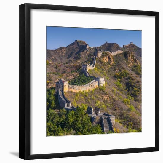 China, Hebei Province, Luanping County, Jinshanling, Great Wall of China-Alan Copson-Framed Photographic Print