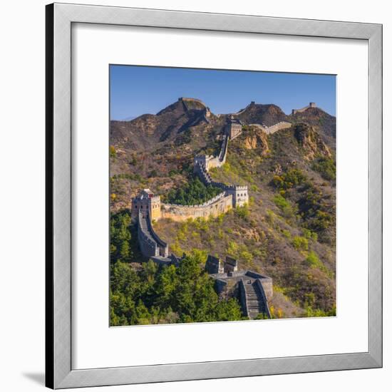 China, Hebei Province, Luanping County, Jinshanling, Great Wall of China-Alan Copson-Framed Photographic Print