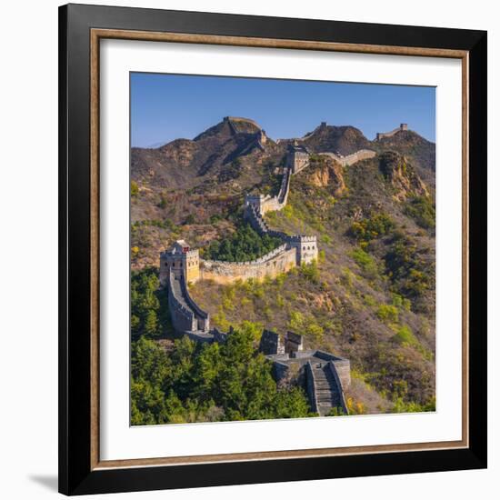 China, Hebei Province, Luanping County, Jinshanling, Great Wall of China-Alan Copson-Framed Photographic Print