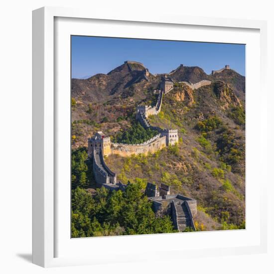 China, Hebei Province, Luanping County, Jinshanling, Great Wall of China-Alan Copson-Framed Photographic Print