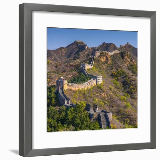 China, Hebei Province, Luanping County, Jinshanling, Great Wall of China-Alan Copson-Framed Photographic Print