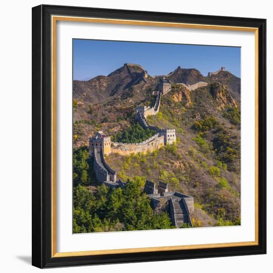 China, Hebei Province, Luanping County, Jinshanling, Great Wall of China-Alan Copson-Framed Photographic Print