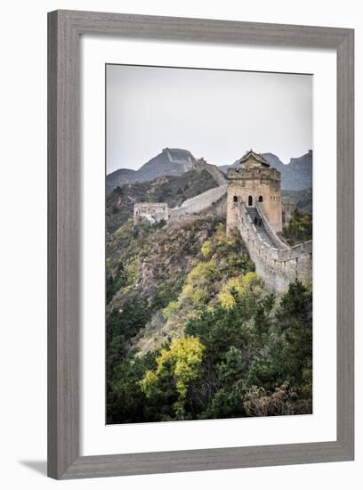 China, Hebei Province, Luanping County, Jinshanling, Great Wall of China-Alan Copson-Framed Photographic Print