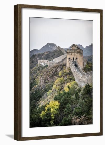 China, Hebei Province, Luanping County, Jinshanling, Great Wall of China-Alan Copson-Framed Photographic Print