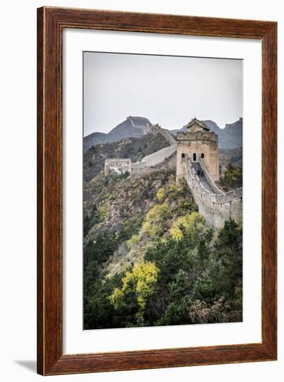 China, Hebei Province, Luanping County, Jinshanling, Great Wall of China-Alan Copson-Framed Photographic Print