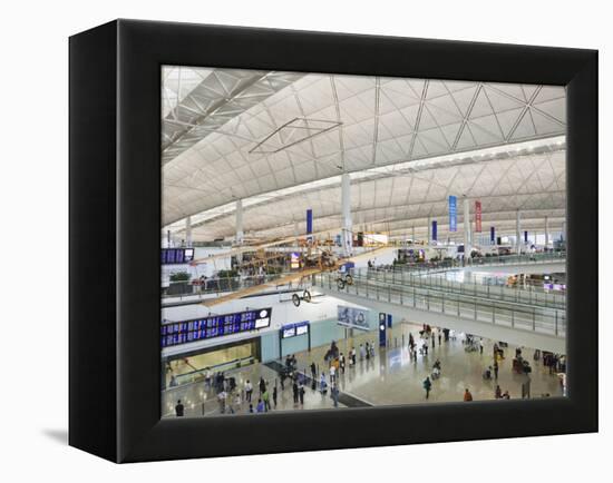 China, Hong Kong, Interior of Hong Kong International Airport-Steve Vidler-Framed Premier Image Canvas