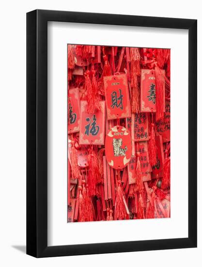 China, Jiansu, Nanjing. Confucius Temple (Fuzimiao), prayer plaques.-Rob Tilley-Framed Photographic Print