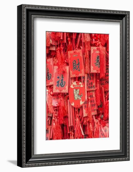 China, Jiansu, Nanjing. Confucius Temple (Fuzimiao), prayer plaques.-Rob Tilley-Framed Photographic Print