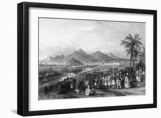 China Nanjing-Thomas Allom-Framed Art Print