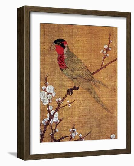 China: Parakeet-Emperor Hui-tsung-Framed Giclee Print