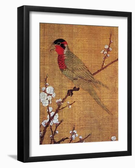 China: Parakeet-Emperor Hui-tsung-Framed Giclee Print