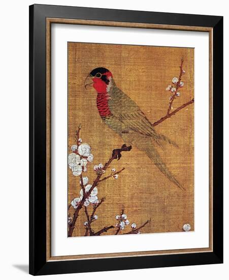 China: Parakeet-Emperor Hui-tsung-Framed Giclee Print