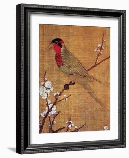 China: Parakeet-Emperor Hui-tsung-Framed Giclee Print