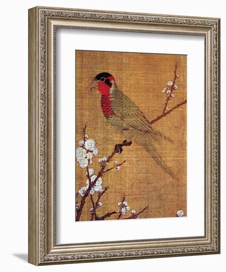 China: Parakeet-Emperor Hui-tsung-Framed Giclee Print