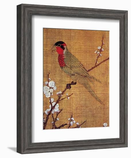 China: Parakeet-Emperor Hui-tsung-Framed Giclee Print