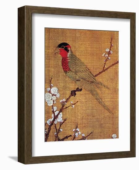 China: Parakeet-Emperor Hui-tsung-Framed Giclee Print