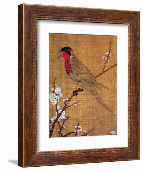 China: Parakeet-Emperor Hui-tsung-Framed Giclee Print