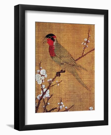 China: Parakeet-Emperor Hui-tsung-Framed Giclee Print