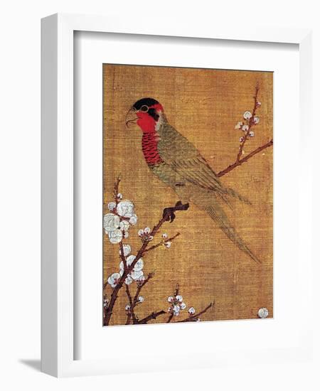 China: Parakeet-Emperor Hui-tsung-Framed Giclee Print