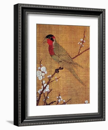 China: Parakeet-Emperor Hui-tsung-Framed Giclee Print